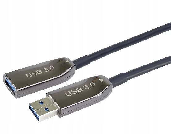 PremiumCord USB 3.0 optický prodlužovací kabel 15 m
