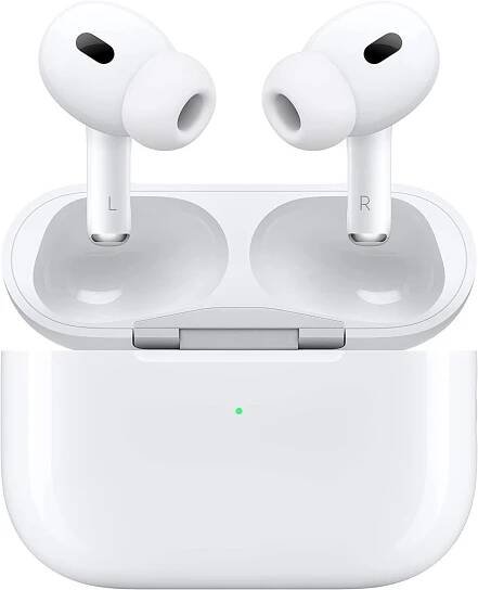 Apple AirPods Pro (2. generace) Gen 2 - USB - osvětlení - top