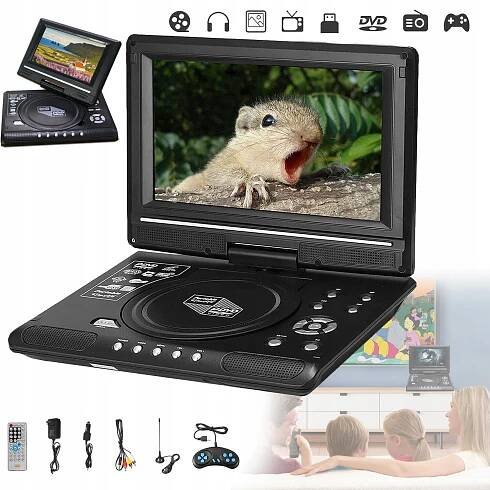 Přenosný DVD přehrávač NCRealher Přenosný DVD přehrávač