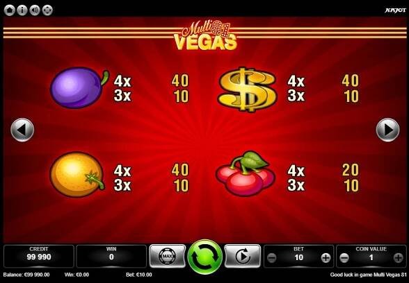 Multi Vegas 81 výplaty