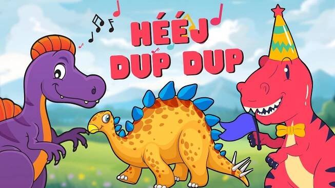 Dinosauří párty – Veselá písnička pro děti!