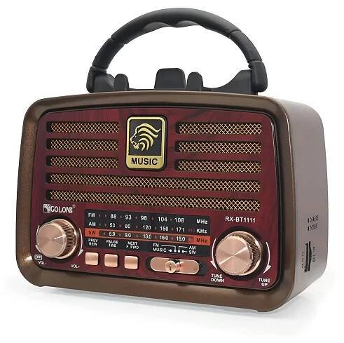 Pronett XJ4634 Přenosné Bluetooth Retro rádio - XJ4634 - Priceorcan.cz