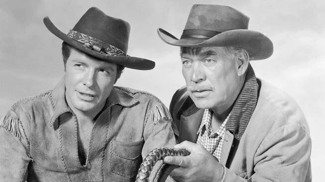 Robert Horton and Ward Bond, Wagon Train