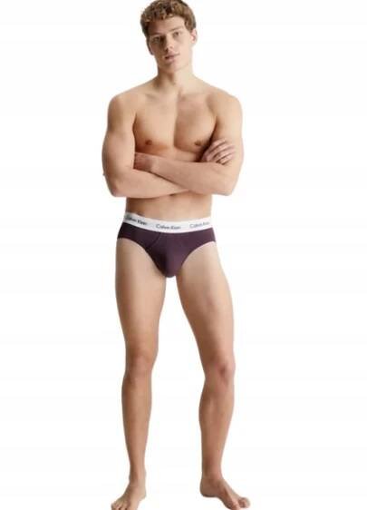 CALVIN KLEIN SLIPY BAVLNĚNÉ 3PACK L 2A4D4_B* L 2A4