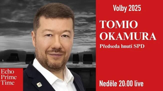 Galerie: S čím jde do voleb? Echo Prime Time startuje sérii speciálů: jako první Tomio Okamura - Galerie - Echo24.cz