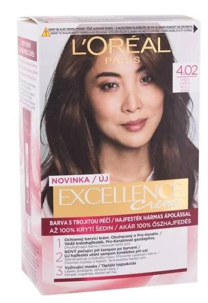 L'Oréal Paris Excellence Creme 192 ml, 4.02 hnědá duhová
