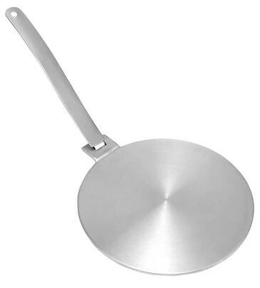 Indukční adaptér QWORK®, deska rozdělovače tepla indukční varné desky, nerezová ocel, 20 cm, pro