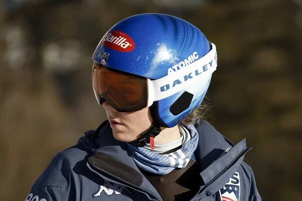 Mikaela Shiffrinová, pád, Cortina