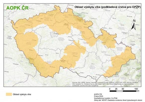 Oblast výskytu vlka OPZP.jpg