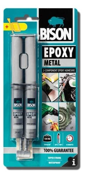 BISON Epoxidové lepidlo EPOXY METAL, 24 ml