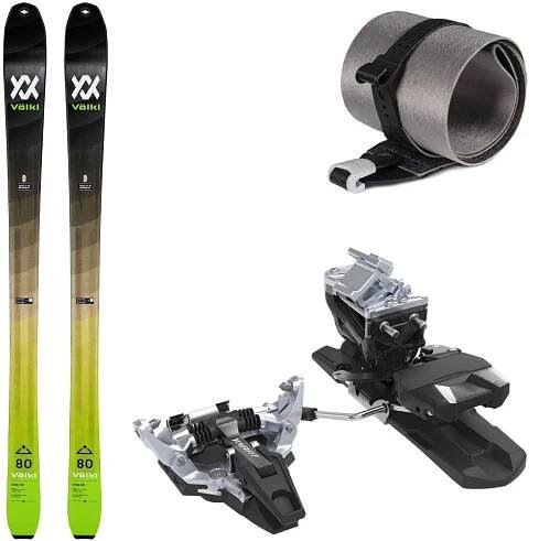 Skialpinistický set VÖLKL Rise 80 s pásy s vázáním DYNAFIT Radical
