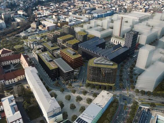 Hledá se zhotovitel dopravního napojení Nové Zbrojovky - Urban centrum