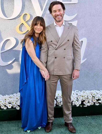 Kaley Cuoco and Tom Pelphrey attend the Los Angeles Premiere of Max Original Limited Series "Love & Death"
