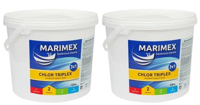 Marimex | Marimex Chlor Triplex 3v1 4,6 kg  - sada 2 ks | 19900031