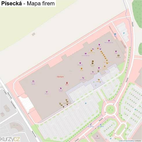 Písecká - mapy | Kurzy.cz