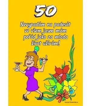 Žertovný předmět Certifikát - Nevypadám na padesát 50