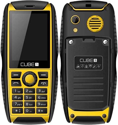 Mobilní telefon CUBE 1 S200 Dual SIM (MTOSCUS200051) černý/žlutý