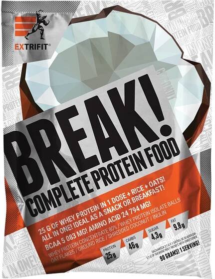 Extrifit Protein Break 10 x 90 g kokos od 612 Kč