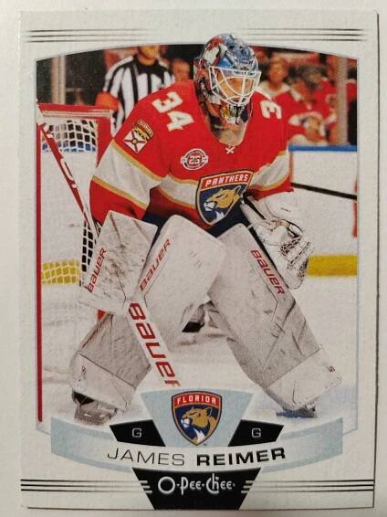 🥅 James Reimer - Florida Panthers 🥅 - Hokejové karty