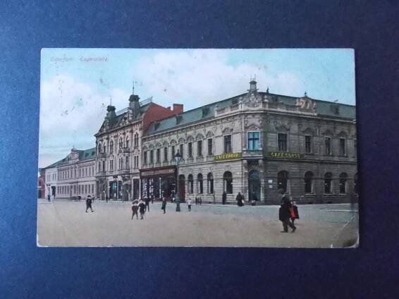 Moravská Ostrava Přívoz Evženovo náměstí kavárna Corso