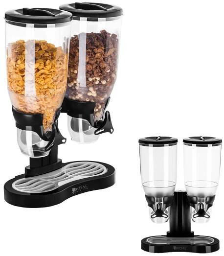 DÁVKOVAČ PRO SYPKÉ VLOČKY MÜSLI OŘÍŠKŮ A SUŠENÝCH OVOCÍ KÁVY 2 X 3 L