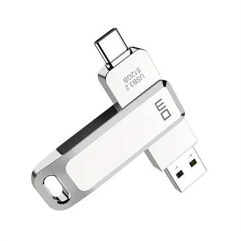   pd168 dual port type c usb 3 2 flash drive 32gb to 1tb capacity high speed data transfer for smartphones computers   with metallic   smartphone storage sleek metallic   durable construction