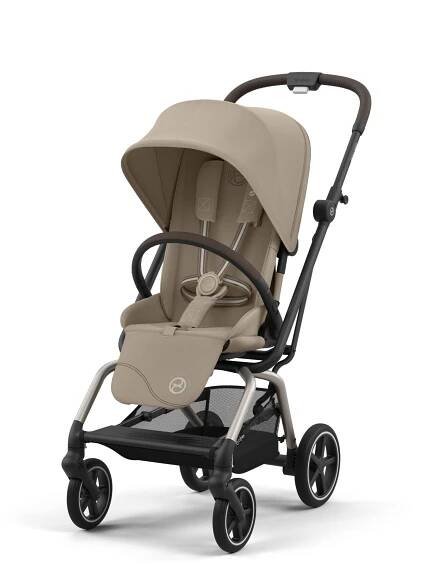 Cybex Eezy S Twist Plus 2 Sportovní Kočárek Rám Taupe Almond Beige 2024