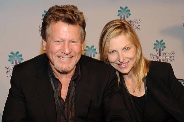 Actors Ryan and Tatum O'Neal