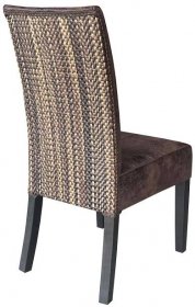 Jídelní židle CHESTER dark brown - sada 4 kusy
