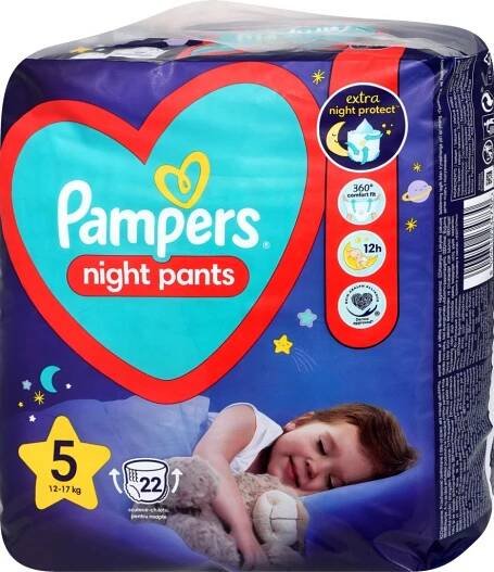 Pampers Night Pants 5 22 ks
