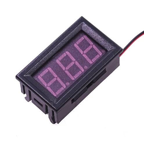 Digitální voltmetr do panelu LED červený (AC 70V-500V)