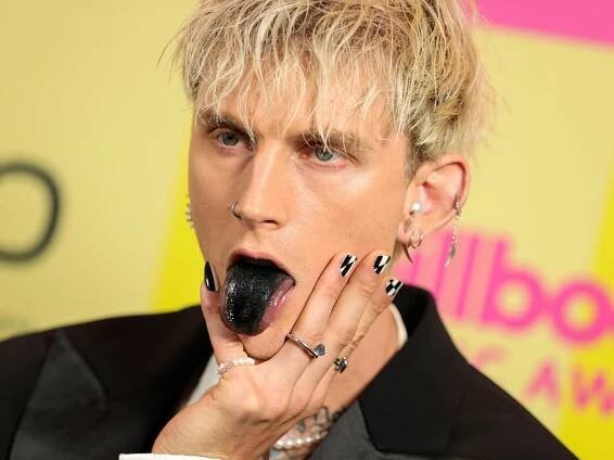 Why the Hell Did Machine Gun Kelly Dye His Tongue Black for the 2021 Billboard Music Awards?