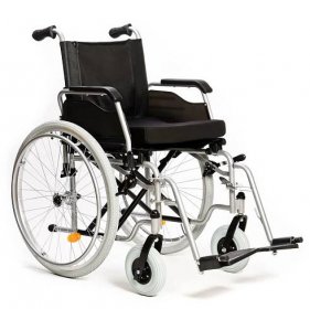 Invalidní vozík mechanický s poduškou a brzdami FORTE PLUS