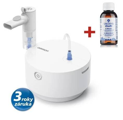 Inhalátor kompresorový OMRON C28P (NE-C105-E) +VINCENTKA k inhalaci ZDARMA! » czZdravi