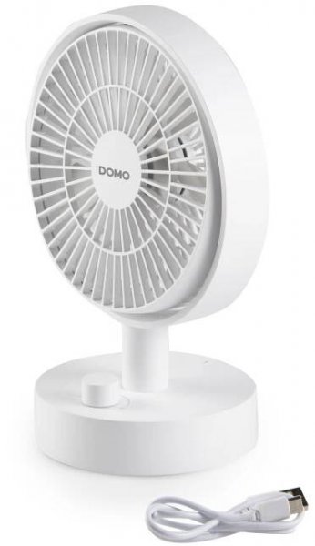Stolní USB aku ventilátor s oscilací - Domo DO8151