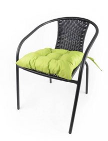 My Best Home Zahradní prošívaný podsedák na židli TRENTO color 19 limonka 42x42 cm Mybesthome