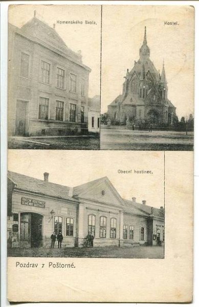 Poštorná, Břeclav - Pohlednice místopis