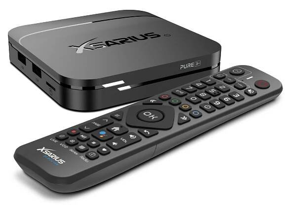 Xsarius PURE 3+ 4K Android 11 OTT 4K UHD IPTV Player H.265 HEVC Wlan