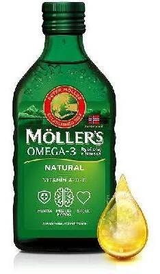 Möller´s Omega-3 Rybí olej Natural 250 ml