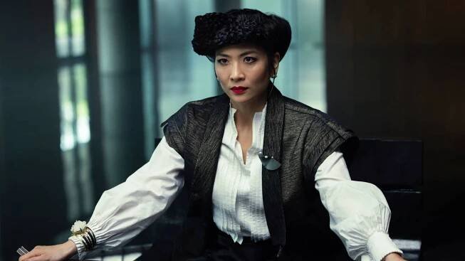 Sandra Yi Sencindiver as Yutani in "Alien: Earth"