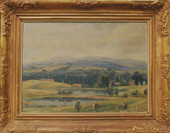 Aukce obrazů | Motiv U Štěkně | Moravec Alois | Galerie Národní 25 s.r.o.