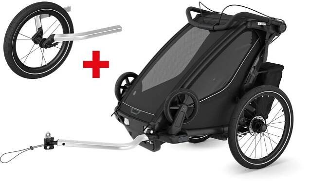 Akční set Thule Chariot Sport2 single Black 2024