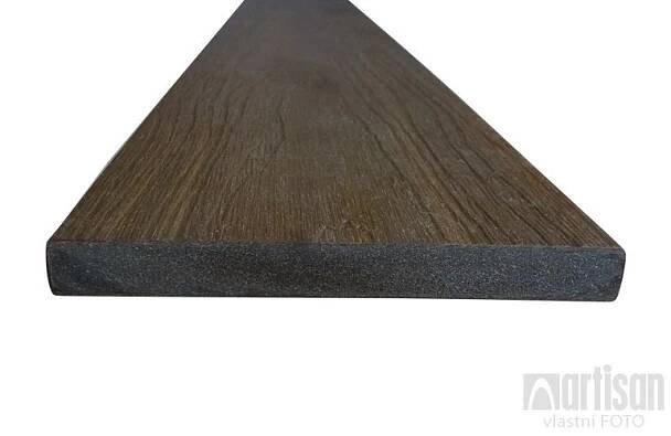 WPC dřevoplastová prkna na plot Dřevoplus Profi 15x138x4000 - Teak