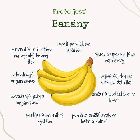 Banán - jeho účinky na zdravie - WAYES - Ing. Eva Szatmáryová