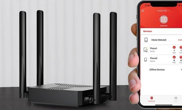 Router Mercusys MR62X (MR62X) černý | DATART