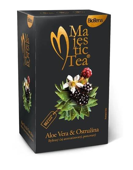 Čaj Biogena Majestic Tea Aloe Vera & Ostružina 20x2,5 g