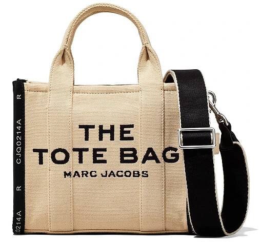 The Jacquard Small Tote Bag Warm Sand