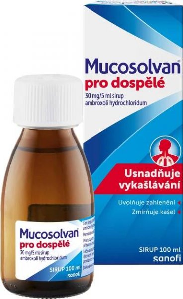 Mucosolvan Pro Dospělé 30 mg sirup 100 ml Hlavní obrázek