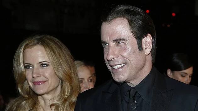 John Travolta se svou ženou Kelly Prestonovou