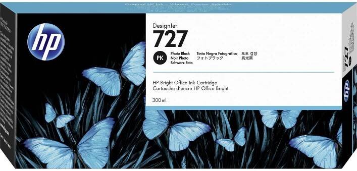 HP Ink 727 originál černá 300 ml F9J79A 1 ks : Půhy.cz